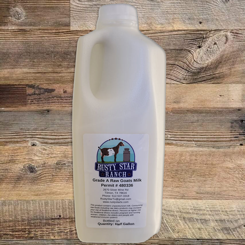 Rusty Star - Goat Milk - Half Gallon